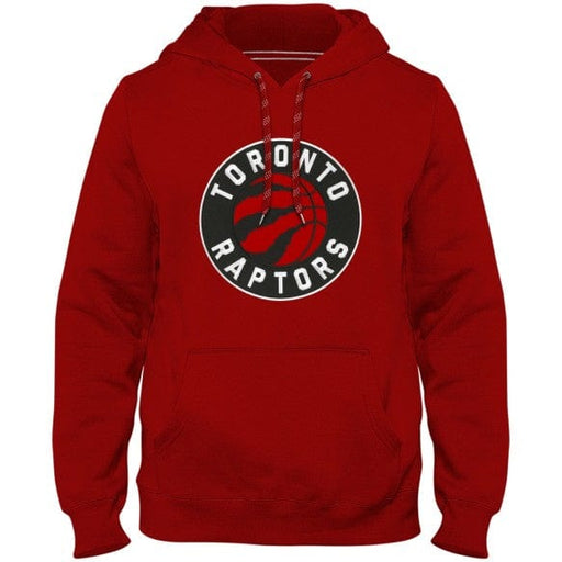 Toronto Raptors NBA Bulletin Men's Red Express Twill Logo Hoodie