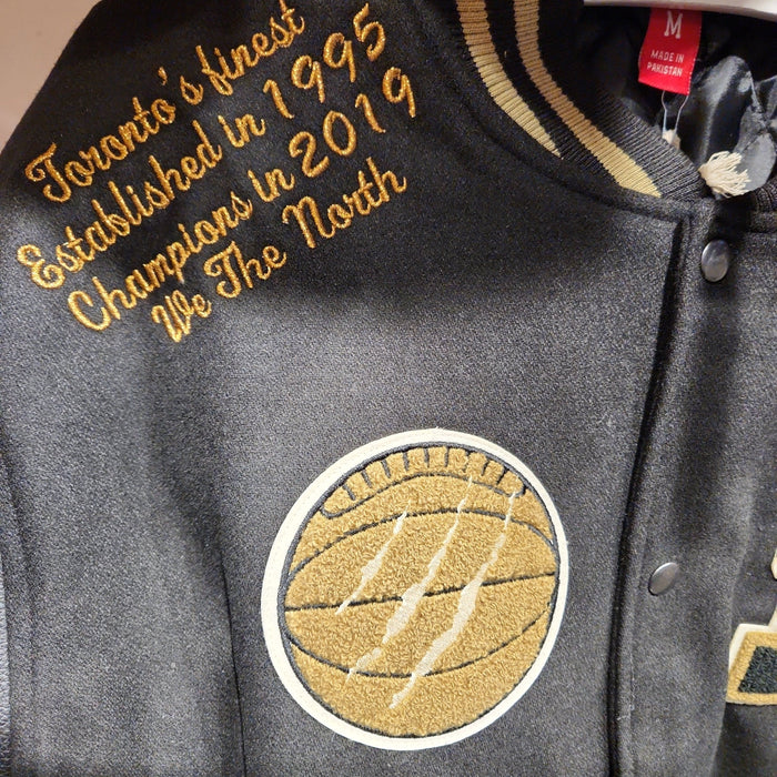 Toronto Raptors NBA Mitchell & Ness Men's Black Varsity Jacket