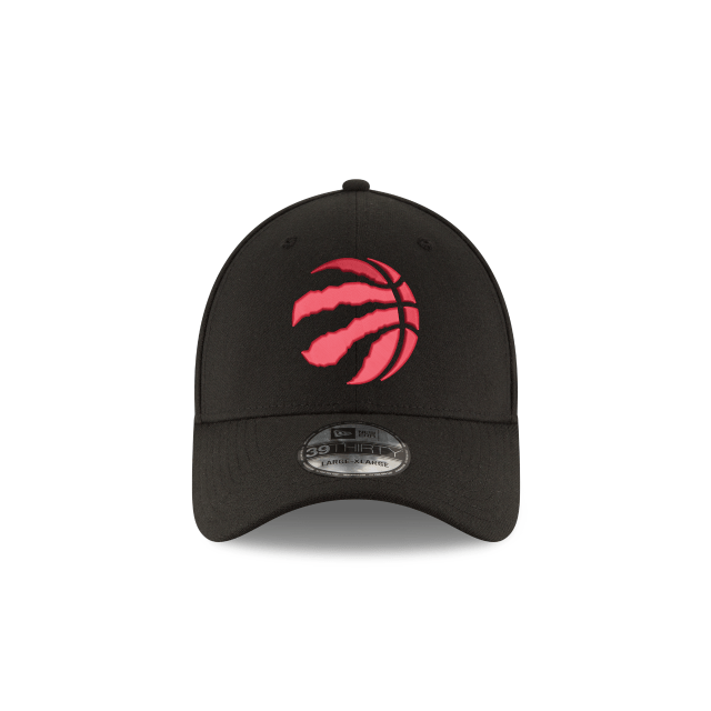 Toronto Raptors NBA New Era Men's Black 39Thirty Team Classic Stretch Fit Hat