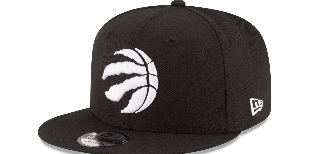 Toronto Raptors MONOCHROME XL-LOGO Grey-Black Fitted Hat