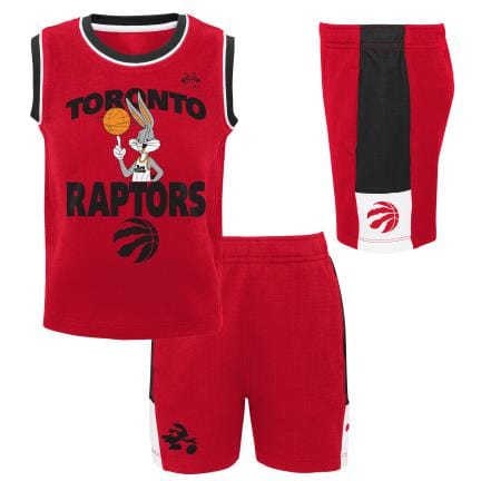 Toronto Raptors NBA Outerstuff Toddler Red Team Zone Defense Tank & Shorts Set