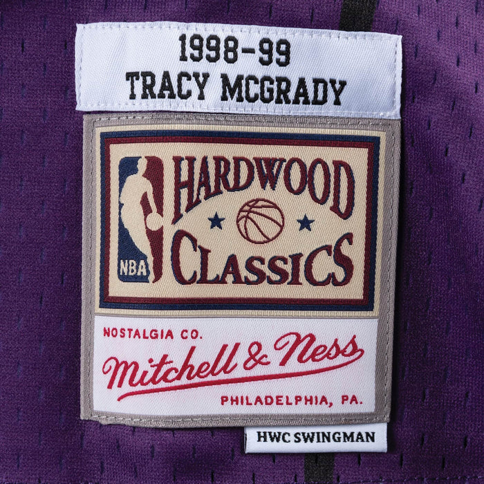 Tracy McGrady Toronto Raptors NBA Mitchell & Ness Men's Purple 1998-99 Hardwood Classics Swingman Jersey