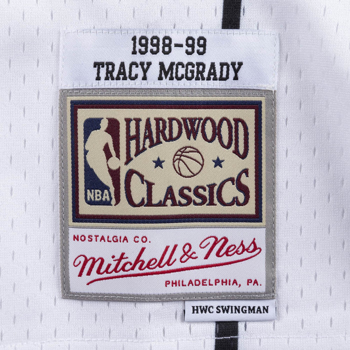 Tracy Mcgrady Toronto Raptors NBA Mitchell & Ness Men's White 1998-99 Hardwood Classics Swingman Jersey