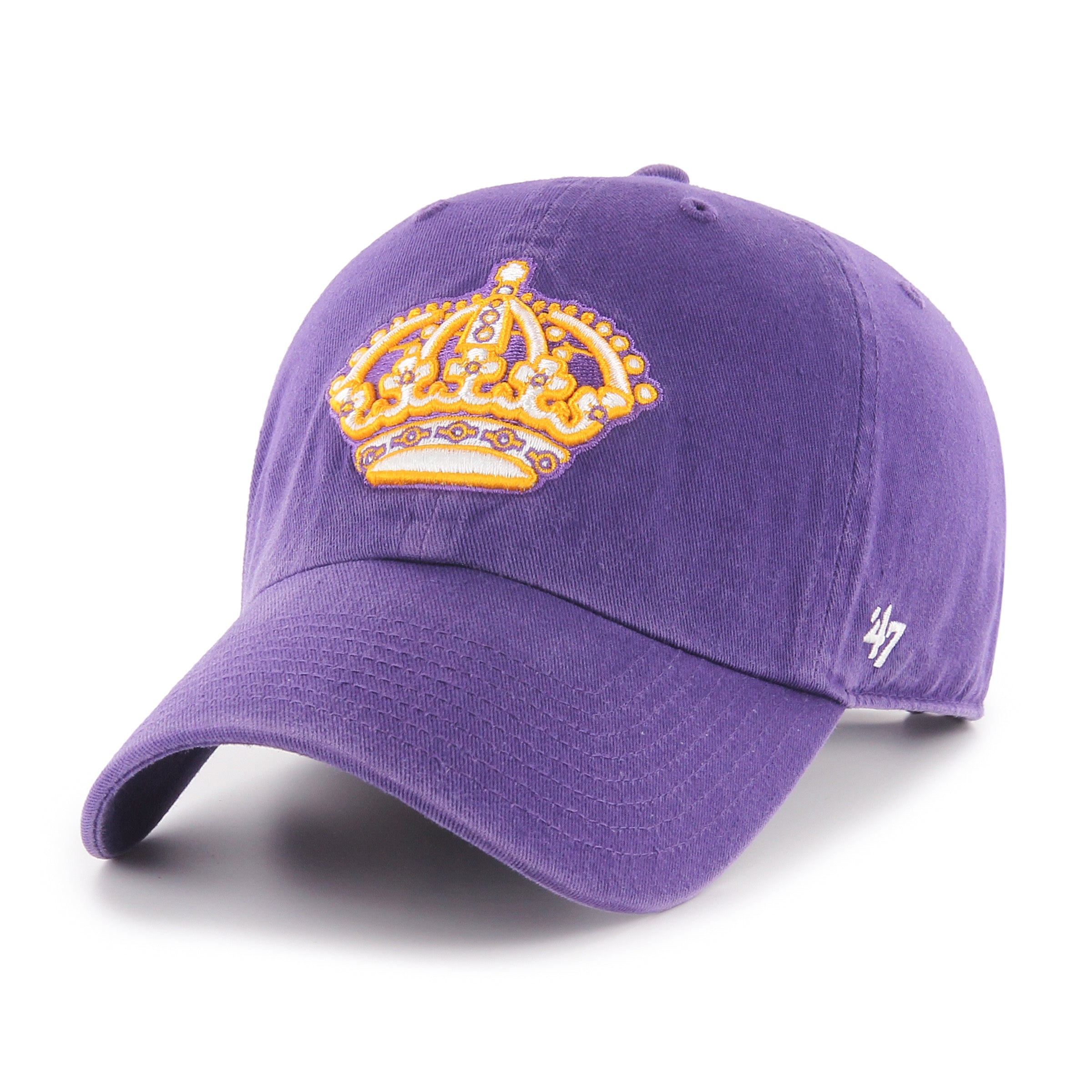 Casquette ajustable violette Vintage Clean Up des Kings de Los Angeles NHL 47 Brand pour hommes