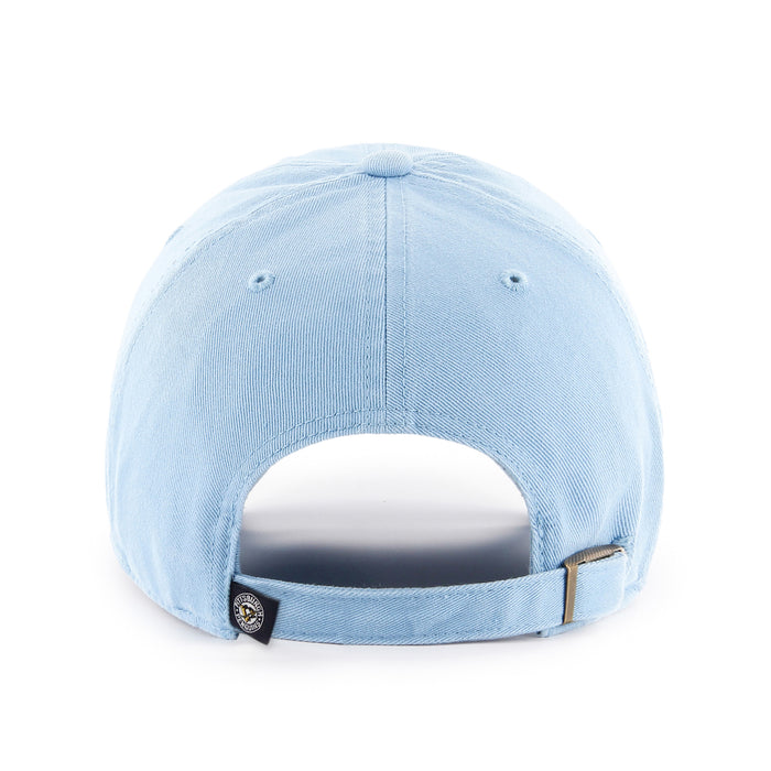 Pittsburgh Penguins NHL 47 Brand Men's Light Blue Vintage Clean Up Adjustable Hat
