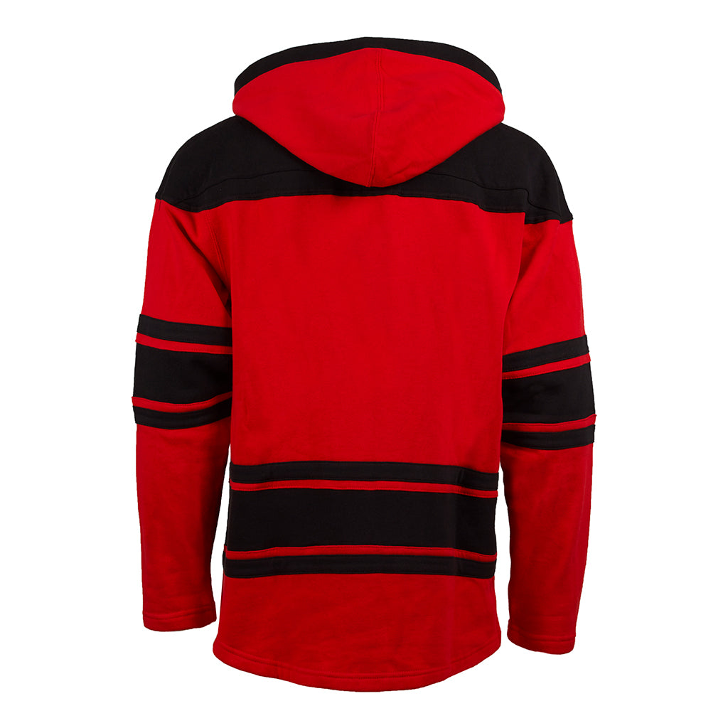 Hockey Canada IIHF 47 Brand Men's Red Heavyweight Lacer Hoodie