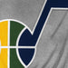 Utah Jazz NBA Bulletin Men's Athletic Grey Express Twill Logo Hoodie