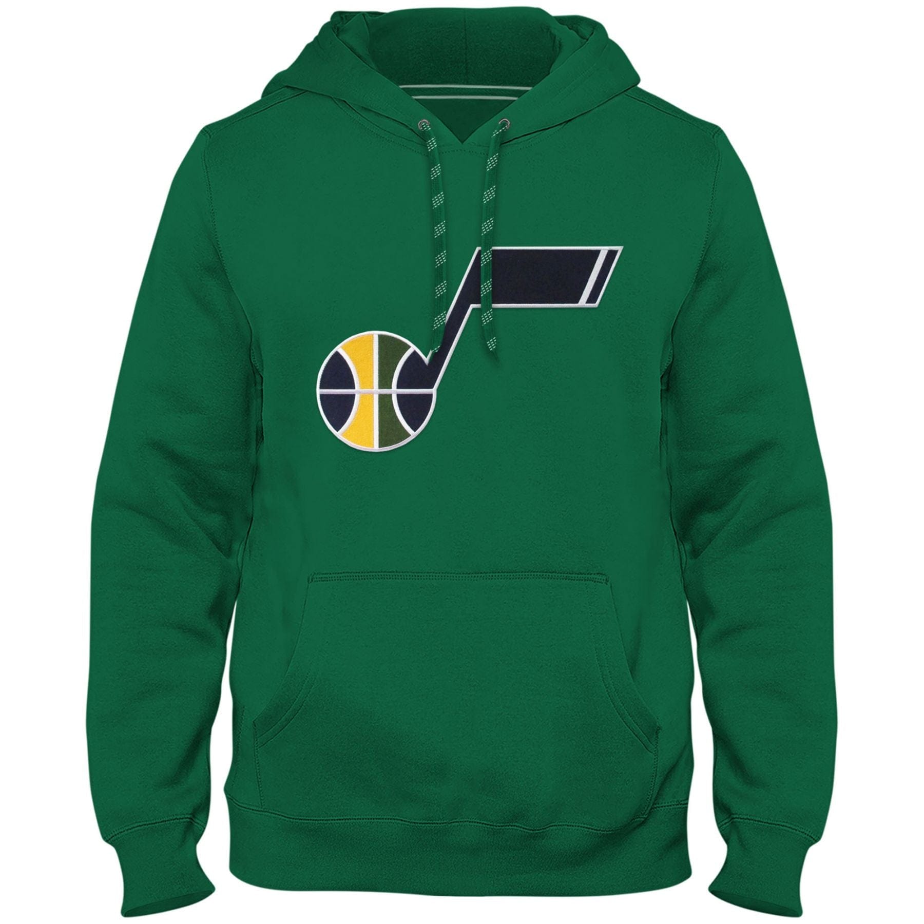 Utah Jazz NBA Bulletin Men's Green Express Twill Logo Hoodie