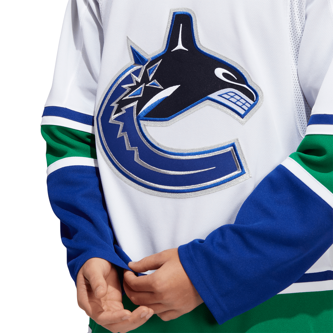 Vancouver Canucks NHL Adidas Men's White Adizero Authentic Pro Jersey