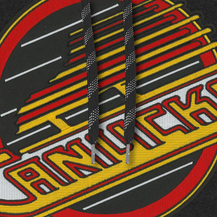 Vancouver Canucks NHL Bulletin Men's Black Express Twill Logo Hoodie
