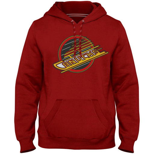 Vancouver Canucks NHL Bulletin Men's Red Express Twill Logo Hoodie