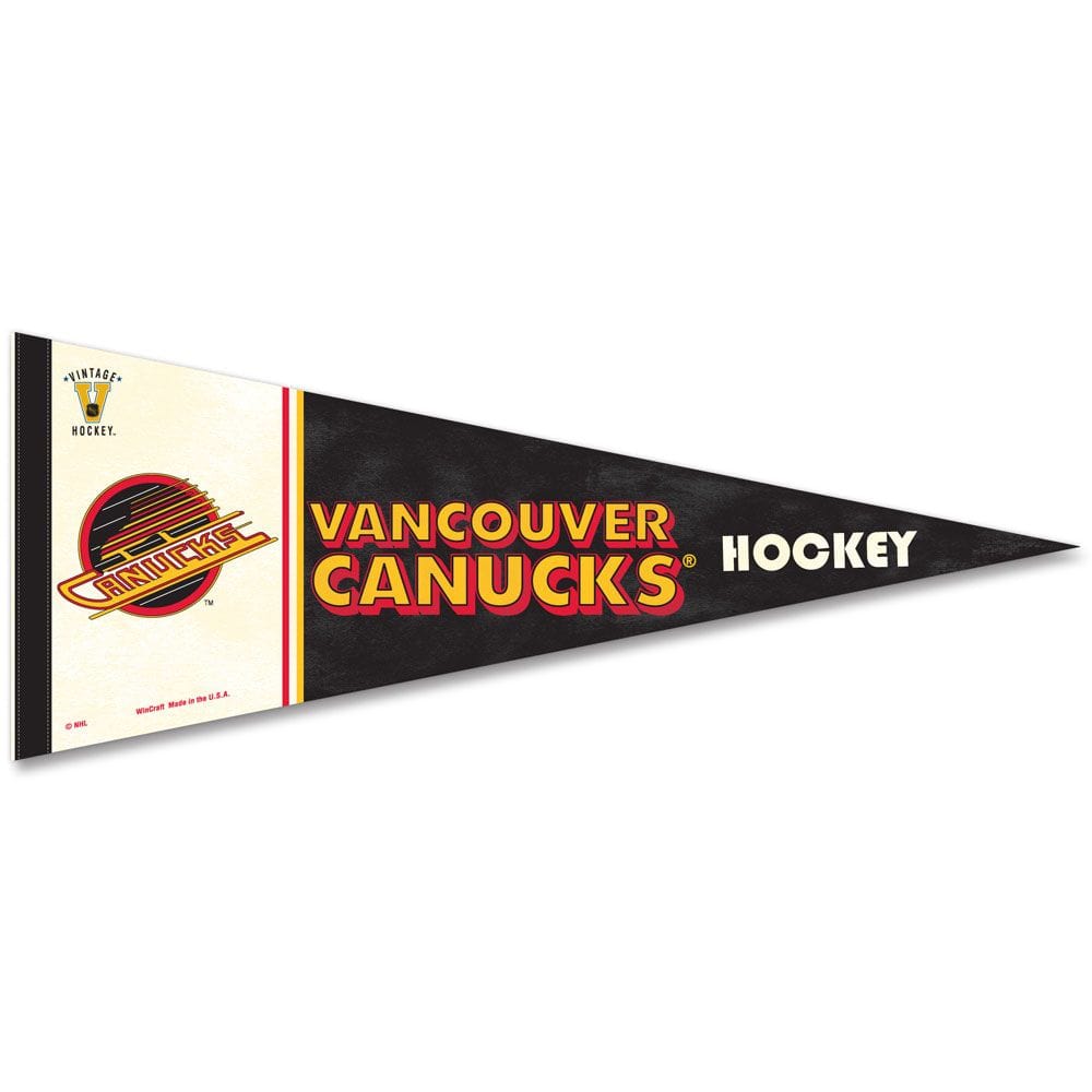 Vancouver Canucks NHL WinCraft 12"x30" Vintage Premium Pennant