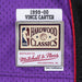 Vince Carter Toronto Raptors NBA Mitchell & Ness Men's Purple 1999-2000 Hardwood Classics Swingman Jersey