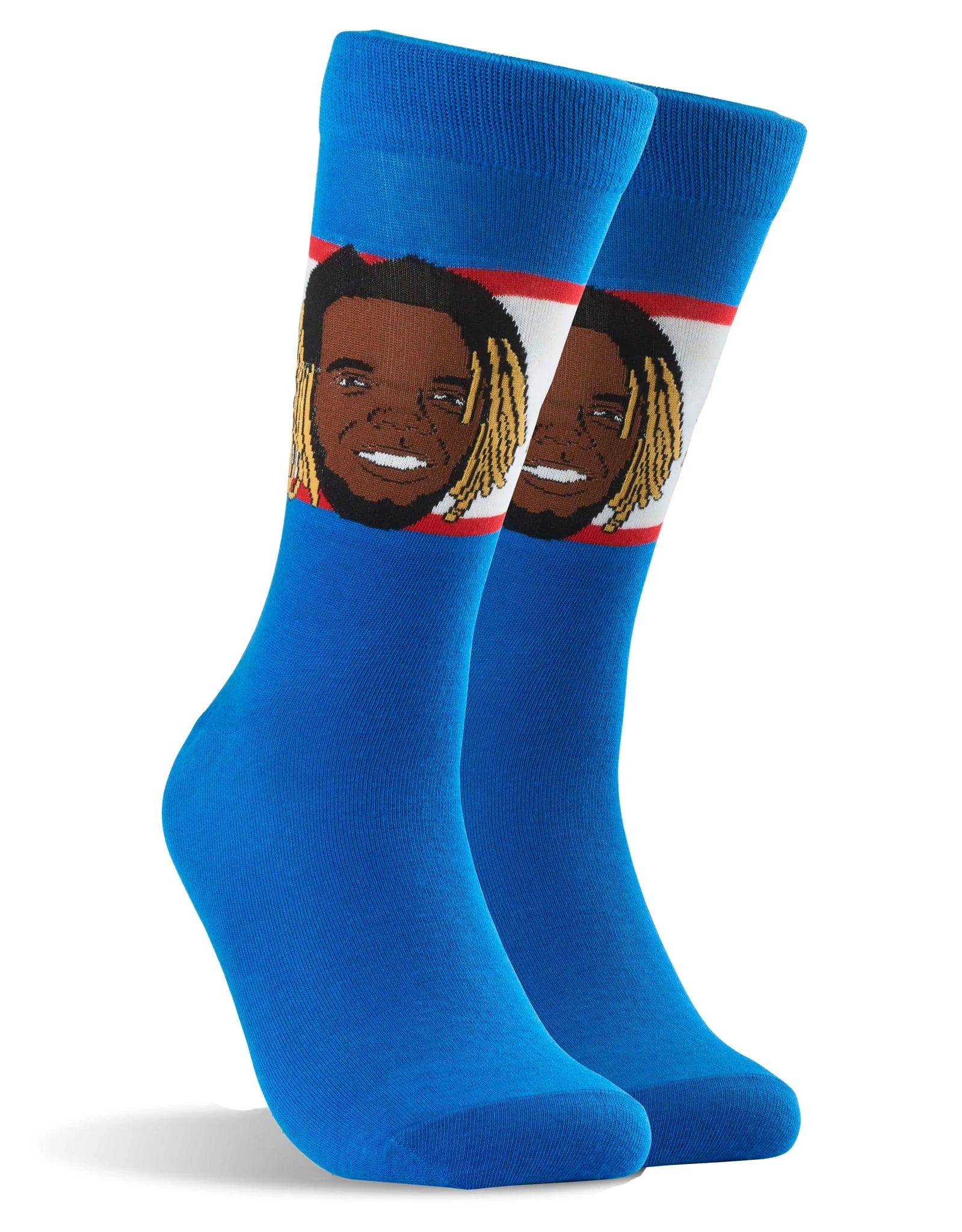 Vladimir Guerrero Jr. Toronto Blue Jays NHL Major League Socks Men's Blue Crew Socks