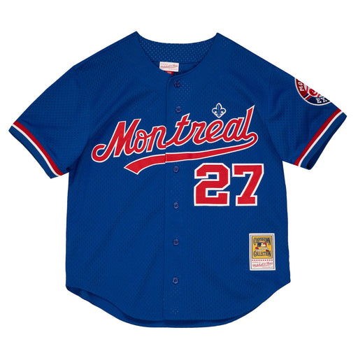 Vladimir Guerrero Montreal Expos MLB Mitchell & Ness Men's Royal Blue 1997 Authentic BP Jersey