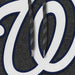 Washington Nationals MLB Bulletin Men's Charcoal Express Twill Logo Hoodie