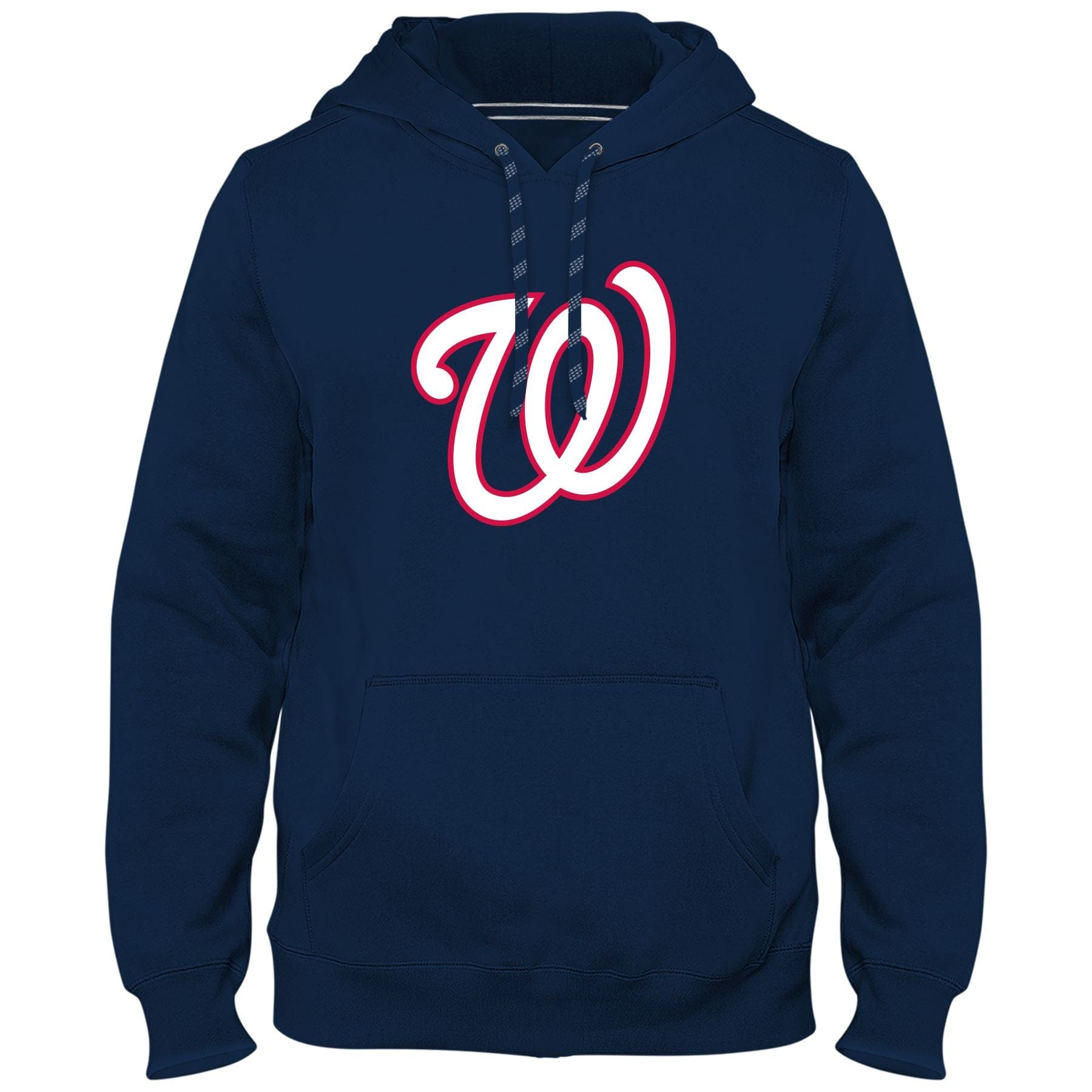 Washington Nationals MLB Bulletin Men's Navy Express Twill Logo Hoodie