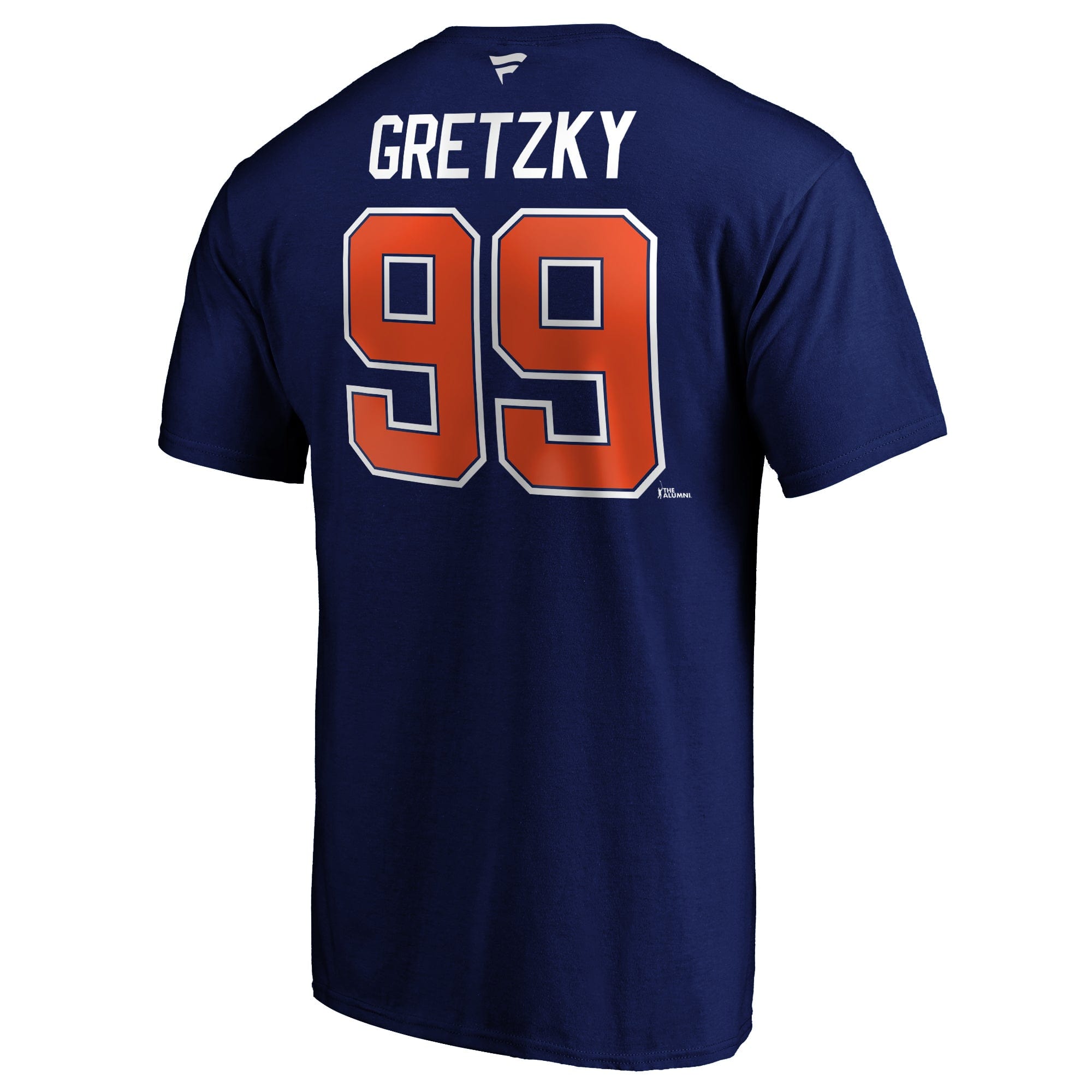 Wayne Gretzky Edmonton Oilers NHL Fanatics Branded Men's Navy Alumni Authentic T-Shirt