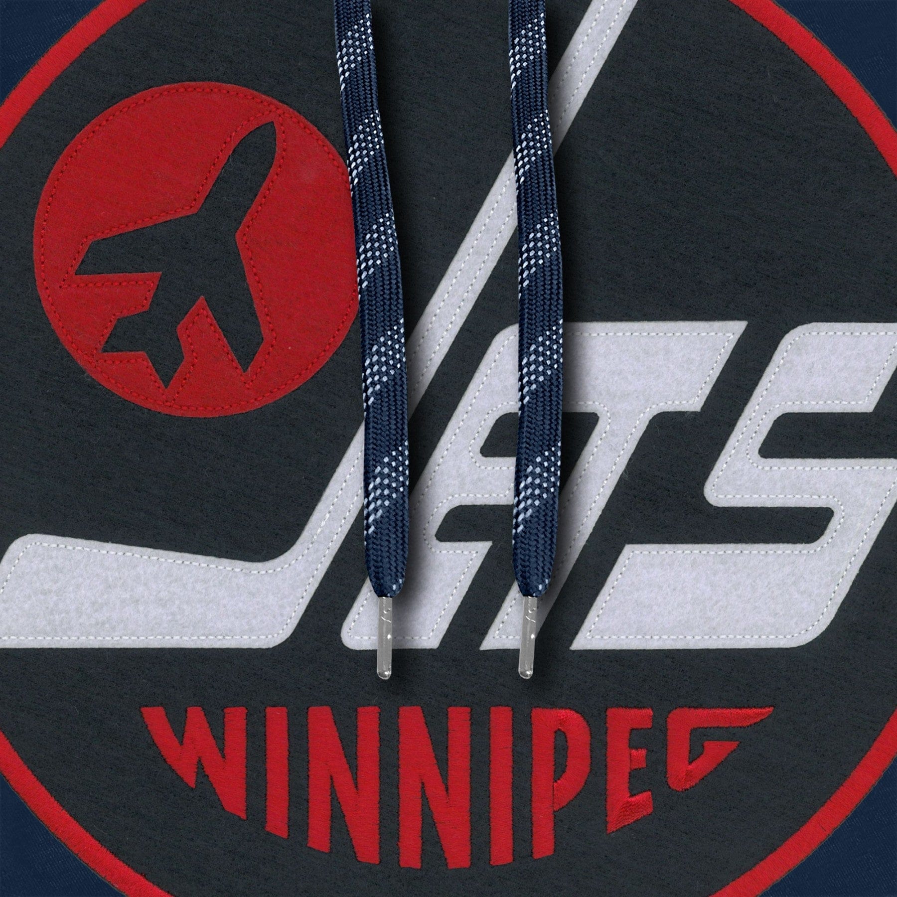 Winnipeg Jets NHL Bulletin Men's Navy Express Twill Logo Hoodie