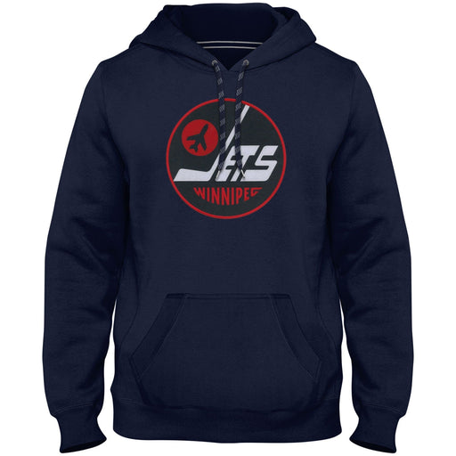 Winnipeg Jets NHL Bulletin Men's Navy Express Twill Logo Hoodie