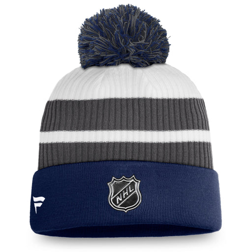 Winnipeg Jets NHL Fanatics Branded Men's Navy/White Special Edition Cuff Pom Knit Hat