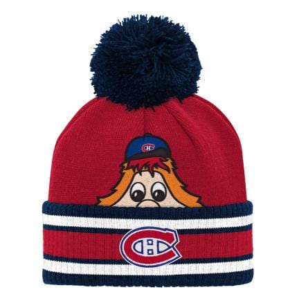 Youppi  Montreal Canadiens NHL Outerstuff Infant Red Cuff Pom Knit Hat