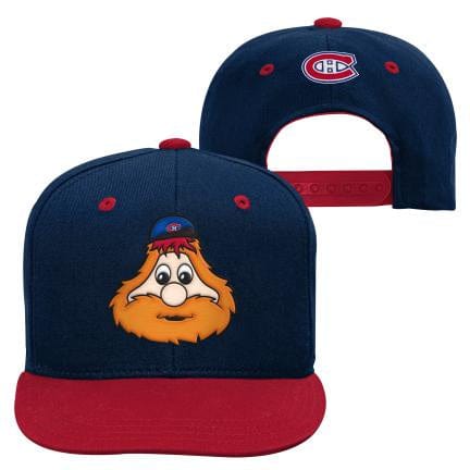 Youppi Montreal Canadiens Youth Navy Flat Brim Snapback Hat